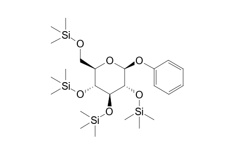 phenyl-beta-glucopyranoside, 4TMS