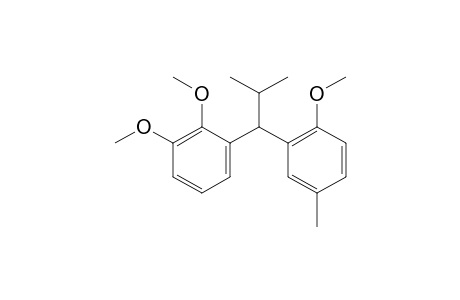 1,2-Dimethoxy-3-(1-(2-methoxy-5-methylphenyl)-2-methylpropyl)benzene