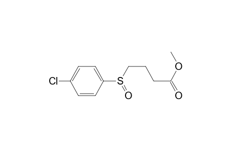(+-) Methyl 4-[(4-chlorophenyl)sulfinyl]butanoate
