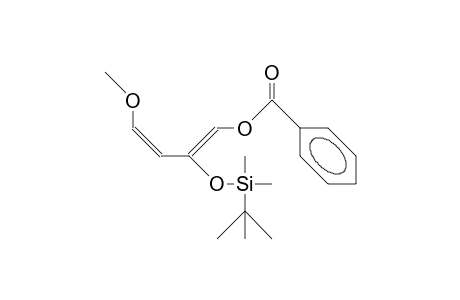 (Z,Z)-1-Benzoyloxy-2-(T-butyl-dimethyl-siloxy)-4-methoxy-1,3-butadiene
