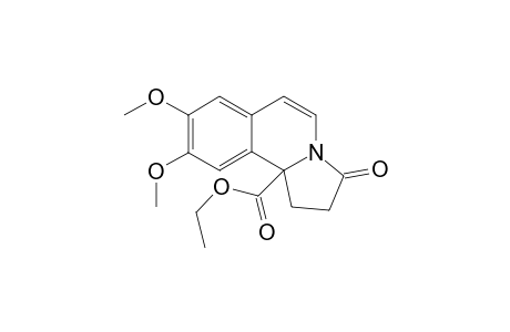 8,9-Dimethoxy-10b-(ethoxycarbonyl)tetrahydroisoquinolino[2,1-a]pyrrol-3-one