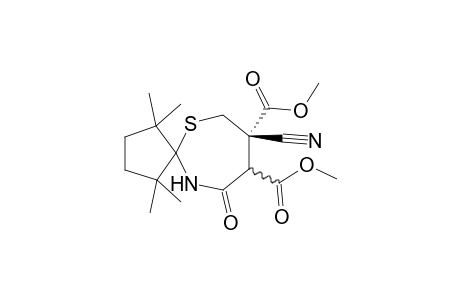 (R)-Dimethyl 8-cyano-1,1,4,4-tetramethyl-10-oxo-6-thio-11-aza-spiro[4.6]undecane-8,9-dicarboxylate