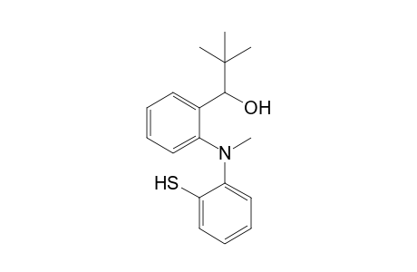 2,2-Dimethyl-1-[2-(N-methyl-2-sulfanylanilino)phenyl]-1-propanol