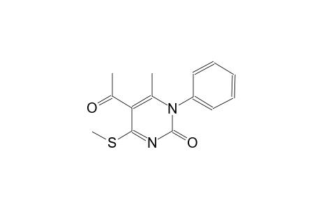 5-Acetyl-6-methyl-4-(methylthio)-1-phenyl-2-pyrimidinone