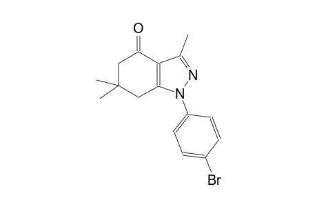 1-(4-bromophenyl)-3,6,6-trimethyl-1,5,6,7-tetrahydro-4H-indazol-4-one