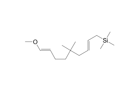 5,5-Dimethyl-1-methoxy-9-(trimethylsilyl)-1,7-nonadiene