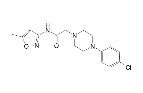 2-[4-(4-Chloro-phenyl)-piperazin-1-yl]-N-(5-methyl-isoxazol-3-yl)-acetamide
