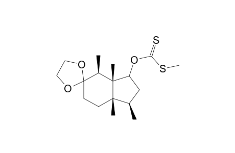 Dithiocarboxylic acid-2-O-(1,4,5,9-tetramethyl-8-spiro-2',5'-dioxabicyclo[4.3.0]nonyl)-S-methyl ester