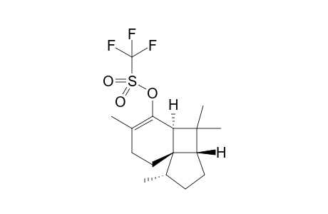 (1S,3aS,4aS,8aS)-1,4,4,6-tetramethyl-1,2,3,3a,4,4a,7,8-octahydrocyclopenta[1,4]cyclobuta[1,2]benzen-5-yl trifluoromethanesulfonate