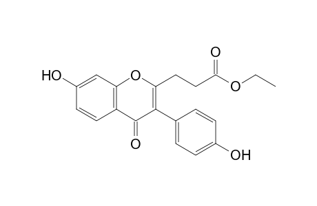 3-[7-hydroxy-3-(4-hydroxyphenyl)-4-keto-chromen-2-yl]propionic acid ethyl ester
