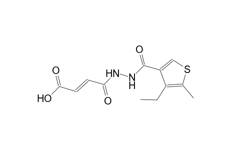 (2E)-4-{2-[(4-ethyl-5-methyl-3-thienyl)carbonyl]hydrazino}-4-oxo-2-butenoic acid