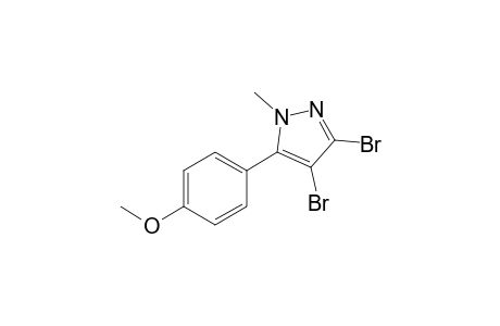 3,4-Dibromo-5-(4-methoxyphenyl)-1-methyl-1H-pyrazole