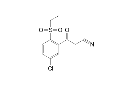 3-[5-Cchloro-2-(ethylsulfonyl)phenyl]-3-oxopropanenitrile