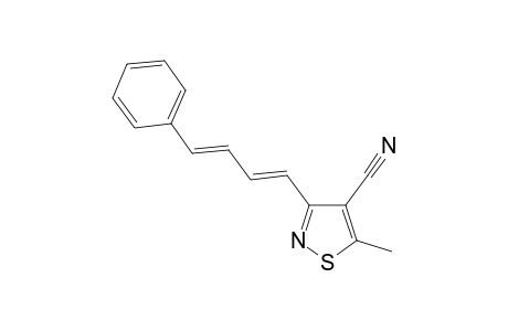 5-[4'-Phenylbuta-1',3'-dienyl]-3-methyl-4-isothiazole-1-carbonitrile