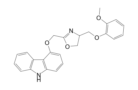 4-{[4-(2-Methoxyphenoxymethyl)-4,5-dihydro-1,3-oxazol-2-yl]methoxy}-9H-carbazole