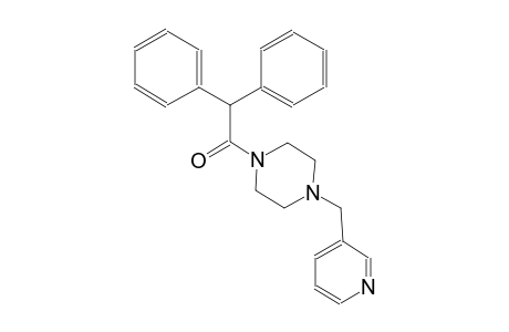 1-(diphenylacetyl)-4-(3-pyridinylmethyl)piperazine