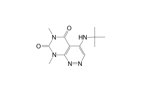 4-(tert-butylamino)-6,8-dimethyl-pyrimido[4,5-c]pyridazine-5,7-dione