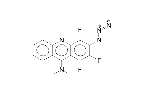 1,2,4-TETRAFLUORO-3-AZIDO-9-DIMETHYLAMINOACRIDINE