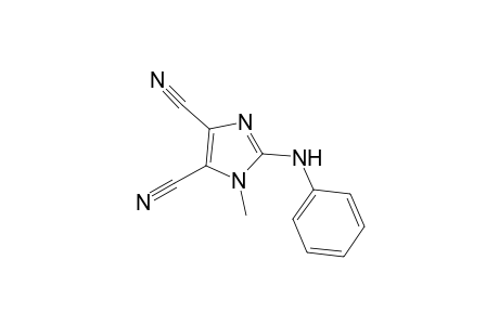 4,5-Dicyano-1-methyl-2-N-phenylaminoimidazole