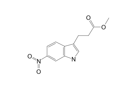 Methyl 6-nitroindole-3-propionate