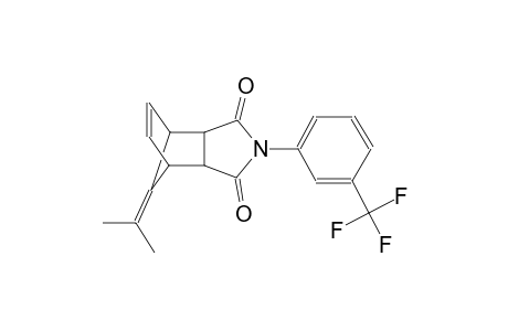 8-(propan-2-ylidene)-2-(3-(trifluoromethyl)phenyl)-3a,4,7,7a-tetrahydro-1H-4,7-methanoisoindole-1,3(2H)-dione