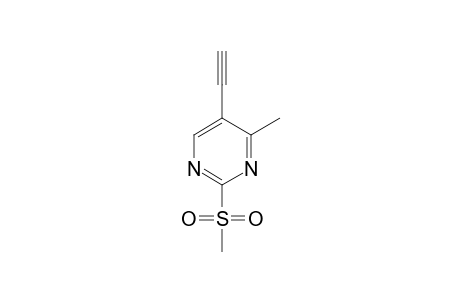 Pyrimidine, 5-ethynyl-4-methyl-2-(methylsulfonyl)-