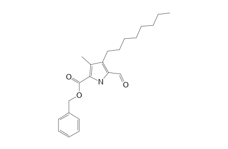 Benzyl-5-formyl-3-methyl-4-octyl-2-pyrrole-carboxylate