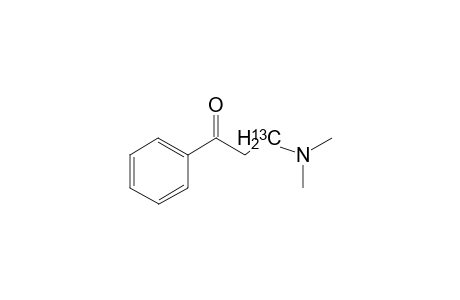 3-(13)C-3-N-dimethylamino-1-phenylpropan-1-one hydrochloride