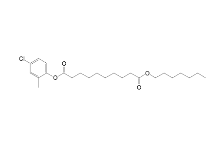 Sebacic acid, 4-chloro-2-methylphenyl heptyl ester