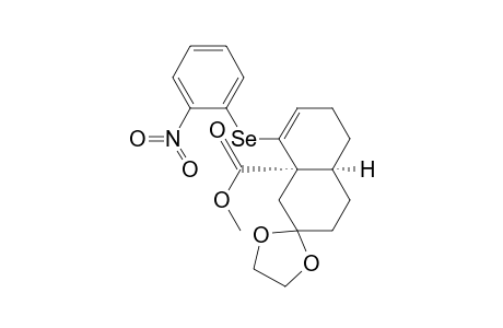 (3.beta.,4a.beta.,8a.alpha.)-3,4,4a,5,6,7,8,8a-Octahydro-8a.beta.-carbomethoxy-7,7-ethylenedioxy-3.alpha.-((o-nitrophenyl)seleno)naphthalene