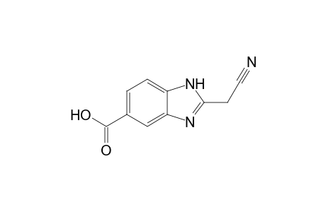 2-Cyanomethylbenzimidazole-5-carboxylic acid