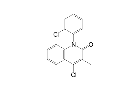 4-Chloranyl-1-(2-chlorophenyl)-3-methyl-quinolin-2-one