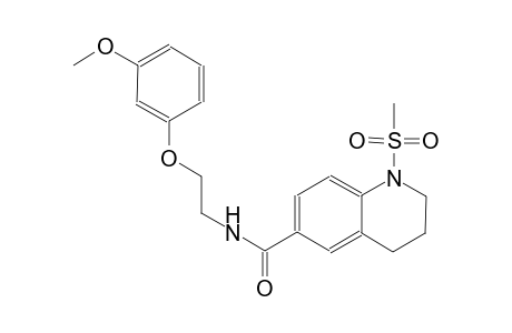 6-quinolinecarboxamide, 1,2,3,4-tetrahydro-N-[2-(3-methoxyphenoxy)ethyl]-1-(methylsulfonyl)-