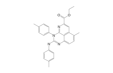 3-(4-Methylphenyl)-2-(4-methylphenyl)amino)-5-(ethoxycarbonyl)-7-methylpyrido[2,3,4-de]quinazoline