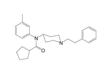 N-3-Methylphenyl-N-[1-(2-phenylethyl)piperidin-4-yl]cyclopentanecarboxamide