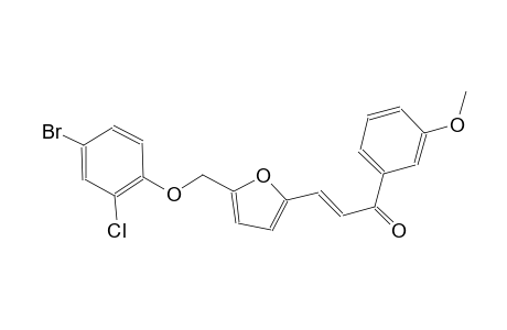 (2E)-3-{5-[(4-bromo-2-chlorophenoxy)methyl]-2-furyl}-1-(3-methoxyphenyl)-2-propen-1-one