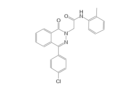 2-(4-(4-chlorophenyl)-1-oxo-2(1H)-phthalazinyl)-N-(2-methylphenyl)acetamide