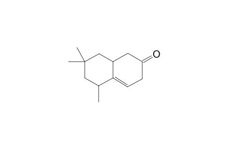 2(1H)-Naphthalenone, 3,5,6,7,8,8a-hexahydro-5,7,7-trimethyl-