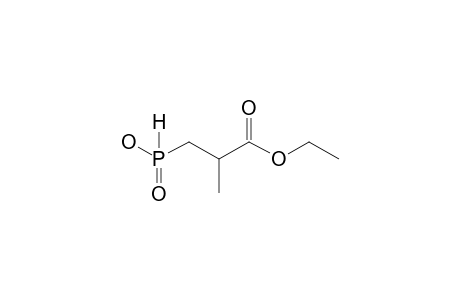 3-HYDROXYPHOSPHINOYL-2-METHYL-PROPIONIC-ACID-ETHYLESTER