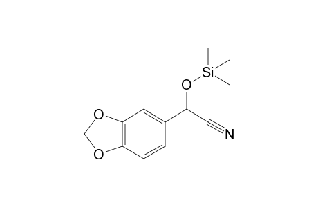 2-(1,3-benzodioxol-5-yl)-2-trimethylsilyloxyacetonitrile