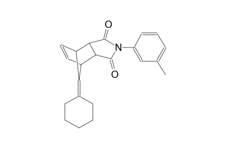 10-cyclohexylidene-4-(3-methylphenyl)-4-azatricyclo[5.2.1.0~2,6~]dec-8-ene-3,5-dione