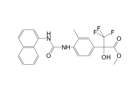 methyl 3,3,3-trifluoro-2-hydroxy-2-(3-methyl-4-{[(1-naphthylamino)carbonyl]amino}phenyl)propanoate