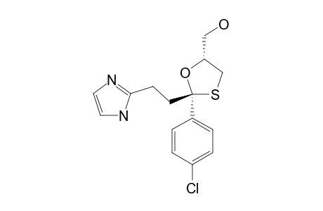 TRANS-2-(4-CHLOROPHENYL)-2-[2-(2-IMIDAZOLYL)-ETHYL]-5-(HYDROXYMETHYL)-1,3-OXATHIOLANE