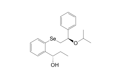 (S)-1-[2-{[(R)-(2-[1-Methylethoxy]-2-phenyl)ethyl]seleno}phenyl]propanol