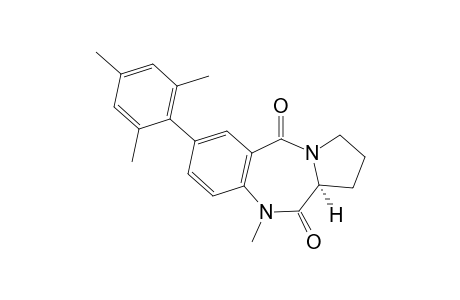 (11aS)-7-(2,4,6-Trimethylphenyl)-10-methyl-2,3-dihydro-1Hbenzo[e]pyrrolo[1,2-a][1,4]diazepine-5,11-(10H,11aH)-dione