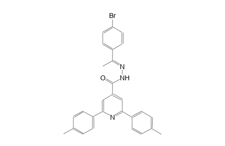 N'-[(E)-1-(4-bromophenyl)ethylidene]-2,6-bis(4-methylphenyl)isonicotinohydrazide