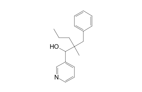 3-Pyridinemethanol, alpha-[1-methyl-1-(phenylmethyl)butyl]-