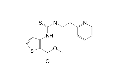 2-thiophenecarboxylic acid, 3-[[[methyl[2-(2-pyridinyl)ethyl]amino]carbonothioyl]amino]-, methyl ester