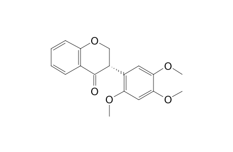 [2S]-(+)-3',4',6'-Trimethoxyisoflavanone