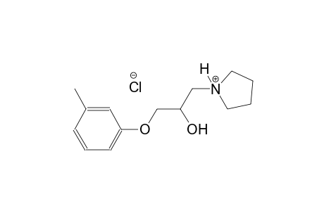 pyrrolidinium, 1-[2-hydroxy-3-(3-methylphenoxy)propyl]-, chloride